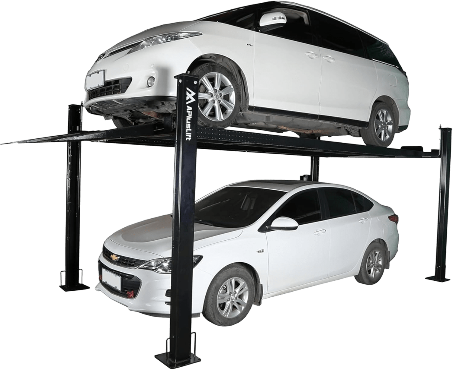 APlusLift HW-8S 8,000LB 4-Post Portable Storage Car Lift